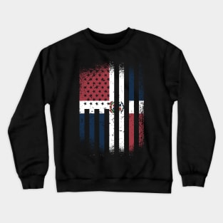 Dominican American Crewneck Sweatshirt